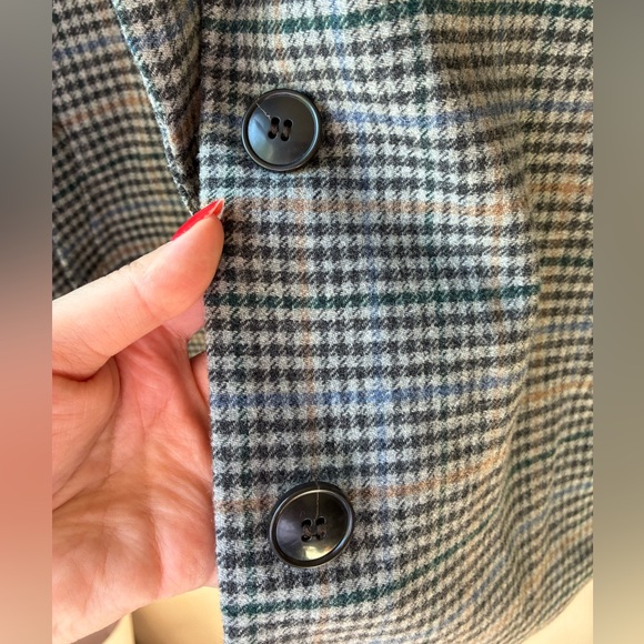 EUC Madewell Dorset Blazer in Bowne Plaid/ Color Essex Houndstooth Menswear (M) - Picture 6 of 15